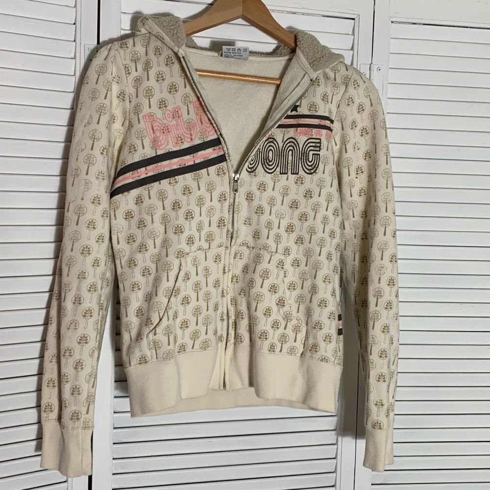 Vintage Billabong Zip Up Women’s Hoodie Sweatshirt‎ Size Medium
